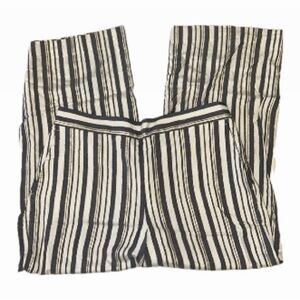 LOFT Striped Crop Pants Size M